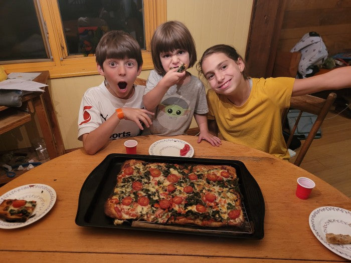 Stratégie Vide-Frigo - Pizza aux légumes!