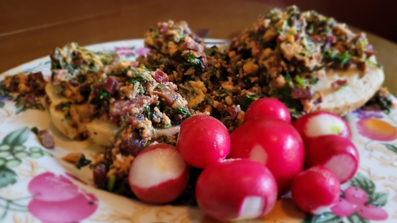 Stratégies Vide-Frigo - Oeufs brouillés aux légumes.