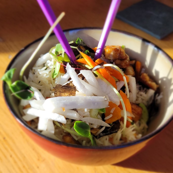 Bol de riz aux légumes d’hiver